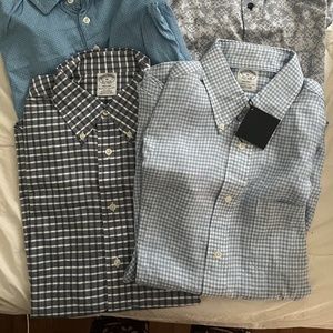 Two Brooks Brother button down shirts